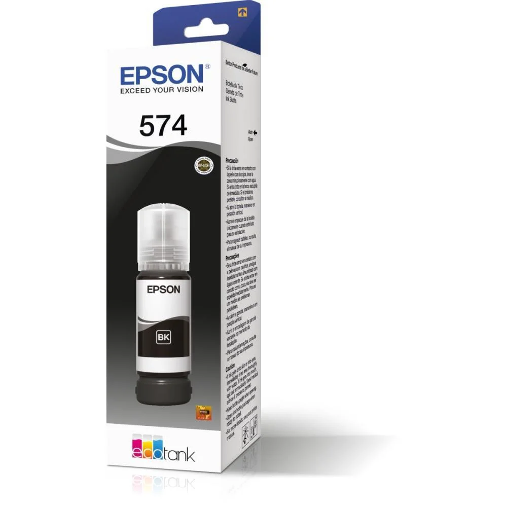 Refil De Tinta Epson 574 Preto Epson (Unidade) - imagem 5