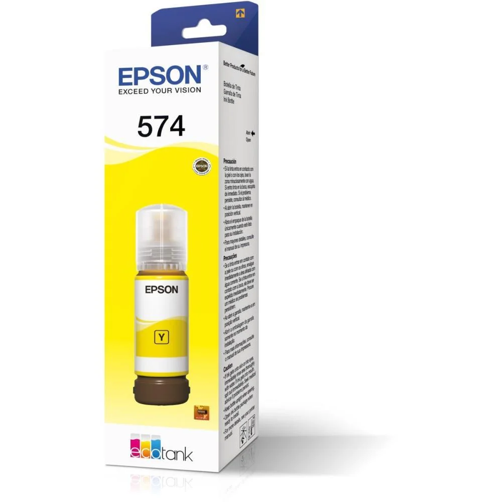 Refil De Tinta Epson 574 Amarelo Epson (Unidade) - imagem 5