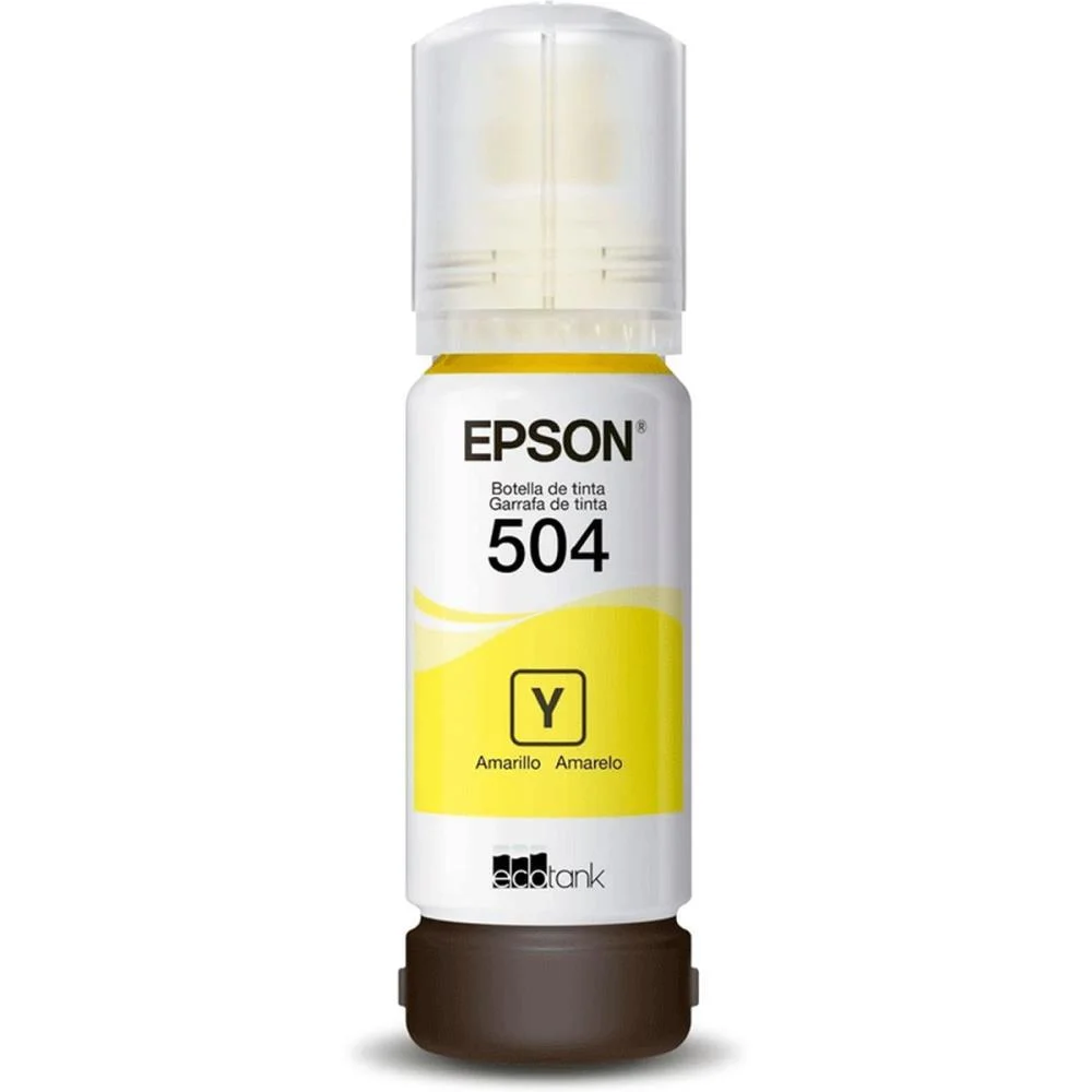 Refil De Tinta Epson 504 Amarelo Epson (Unidade) - imagem 2