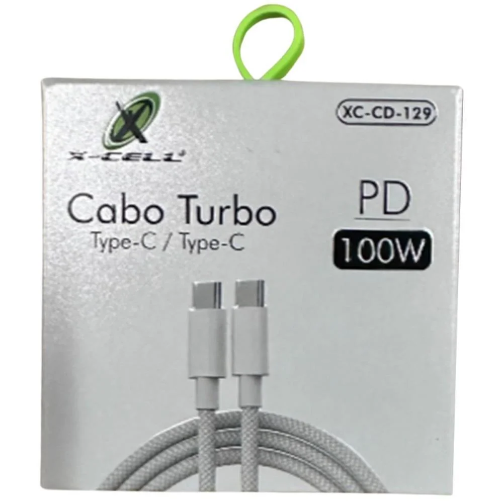 Cabo Usb Turbo Pd Type C/Type C 100W 1M Flex - imagem 4