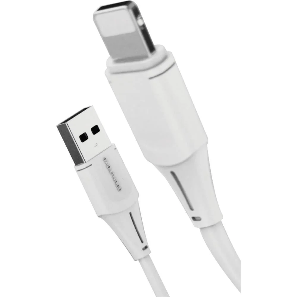 Cabo Usb Turbo Usb/Ios 6A 1M Branco Flex - imagem 2