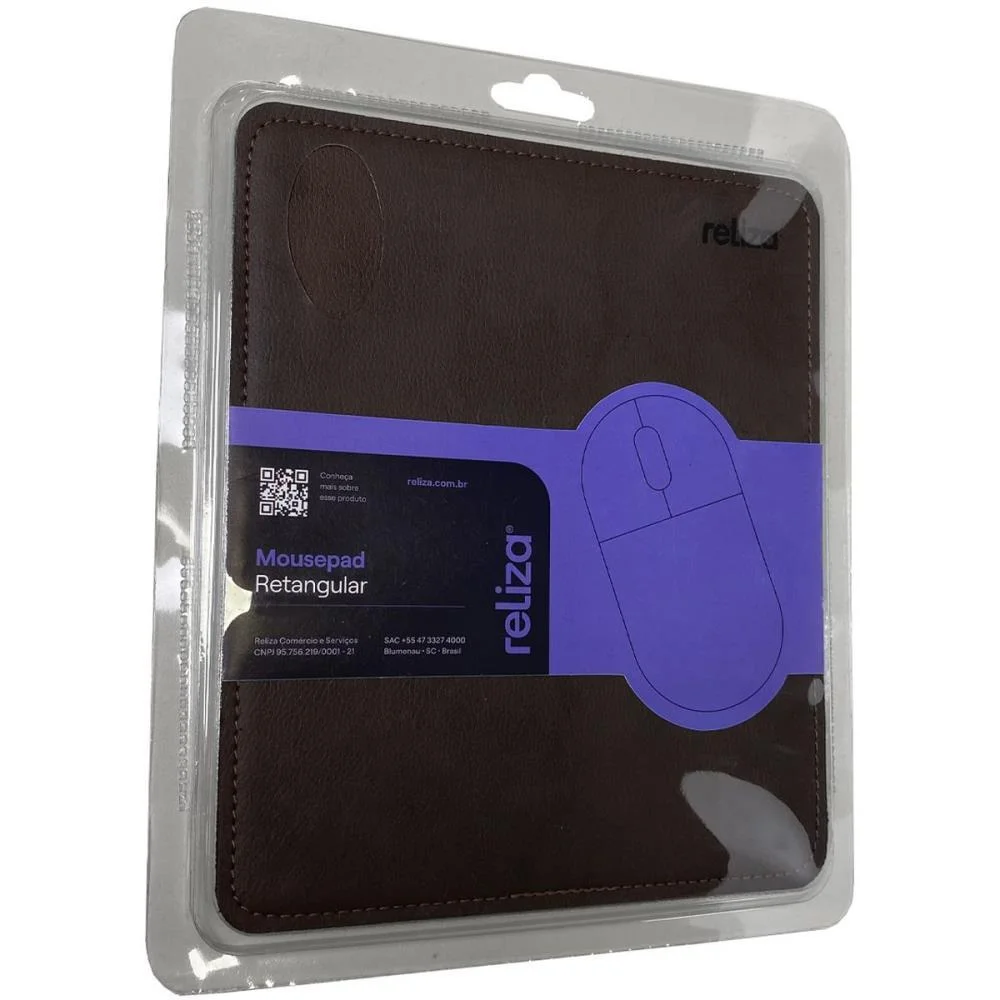 Mouse Pad Retangular Courino Marrom Reliza (Unidade) - imagem 4