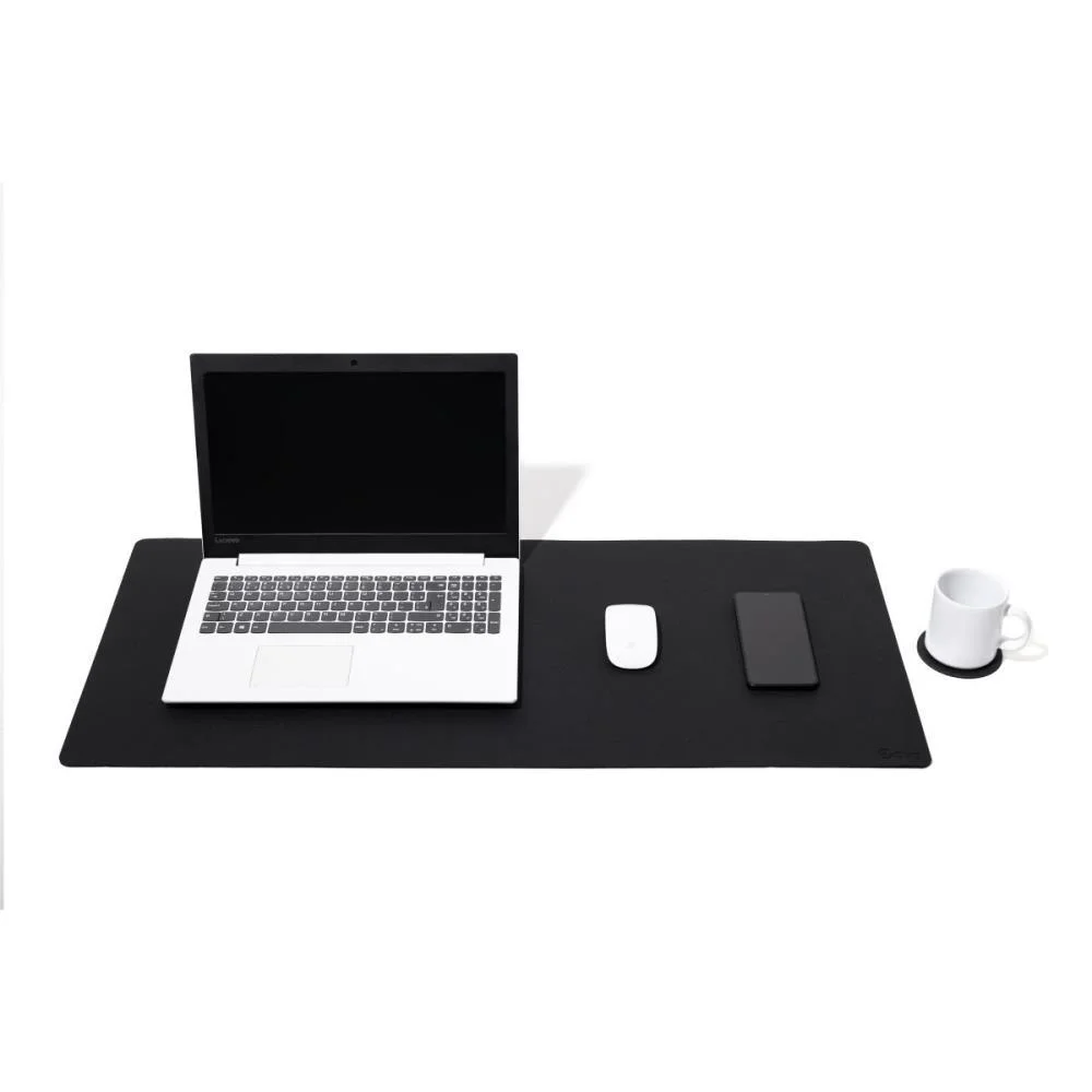 Mouse Pad Deskpad Courino Preto 40X90Cm Cavia (Unidade) - imagem 2