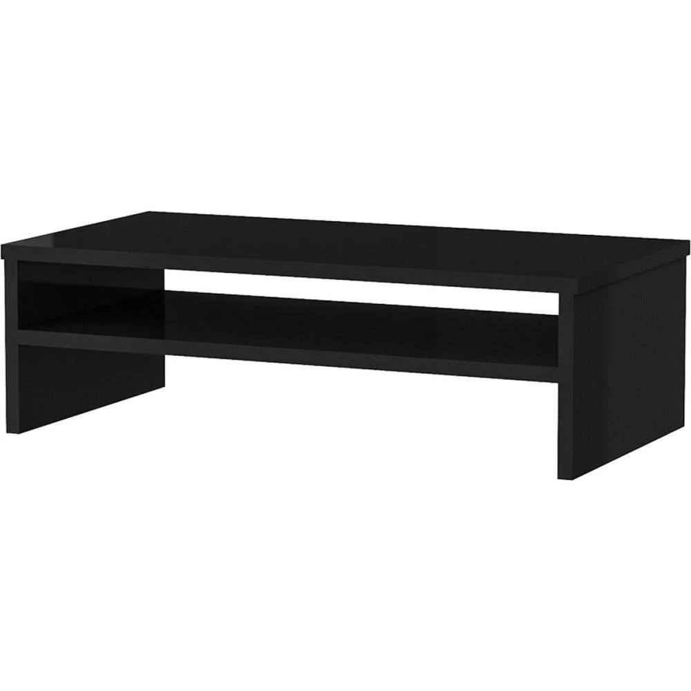 Suporte Para Monitor S/Gavetas Standard Mdf Black Souza - imagem 3