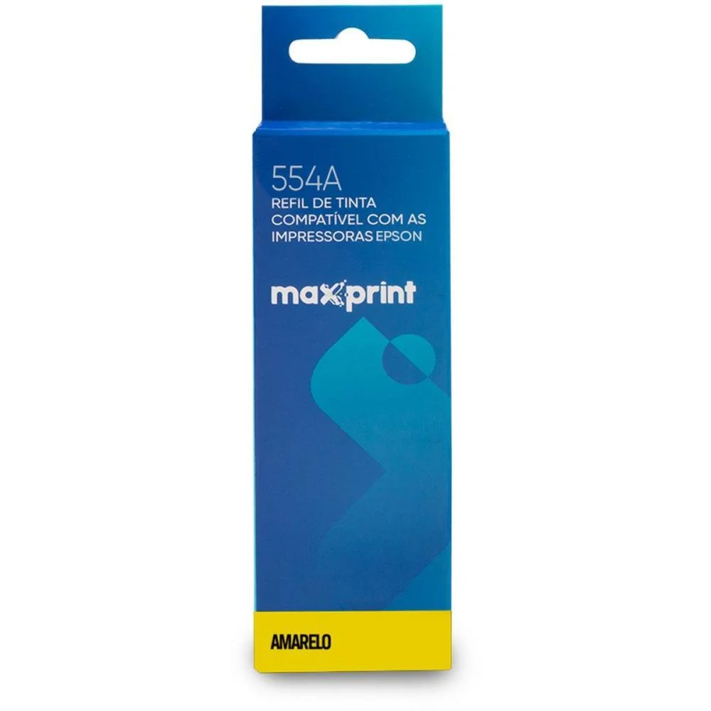 Refil De Tinta Epson Comp. 544Y Amarelo 70Ml Maxprint (Unidade) - imagem 4