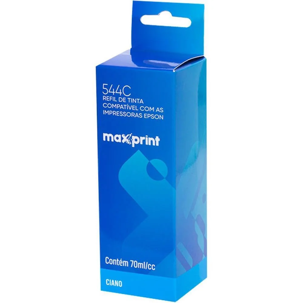 Refil De Tinta Epson Comp. 544C Ciano 70Ml Maxprint (Unidade) - imagem 4
