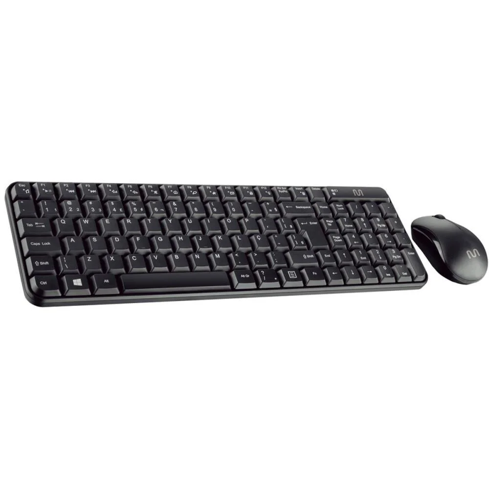 Kit Perifericos Tecl+Mouse S/Fio 1000Dpi Comp. Multi (Kit) - imagem 3