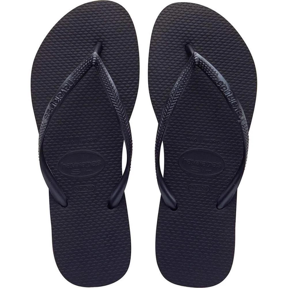 Chinelo Havaianas Feminino Slim 39/0 Preto Havaianas (Par) - imagem 2