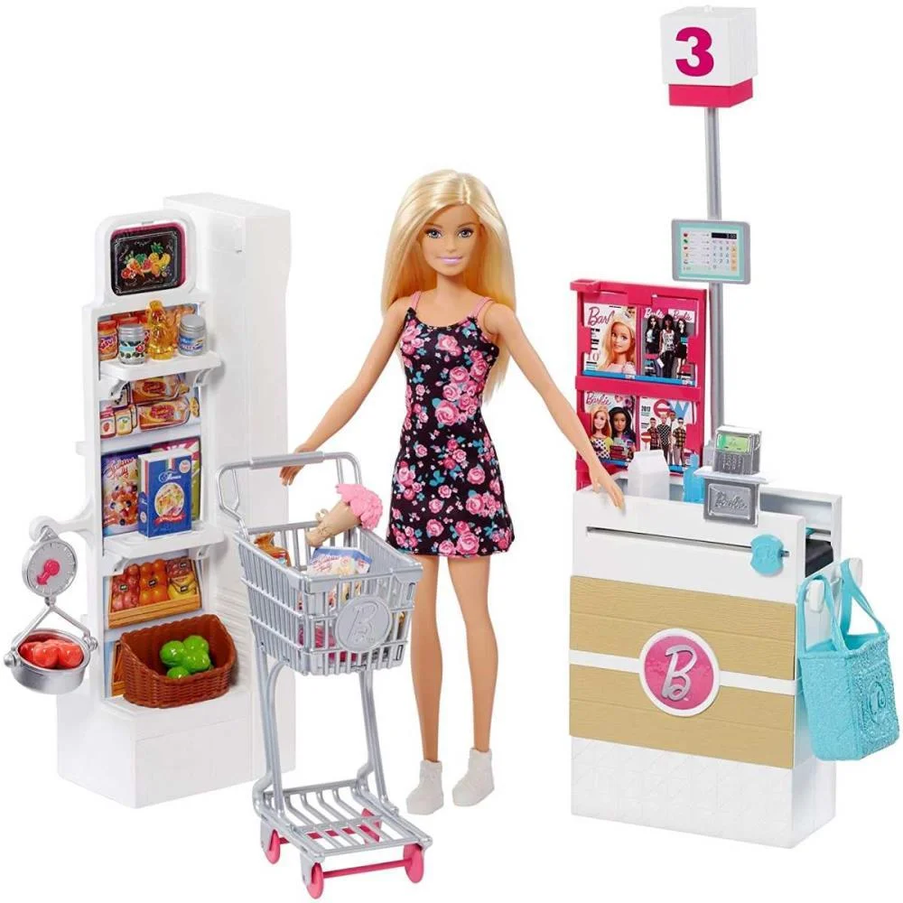 Barbie Estate Conjunto Supermercado C/Boneca Mattel (Unidade) - imagem 2
