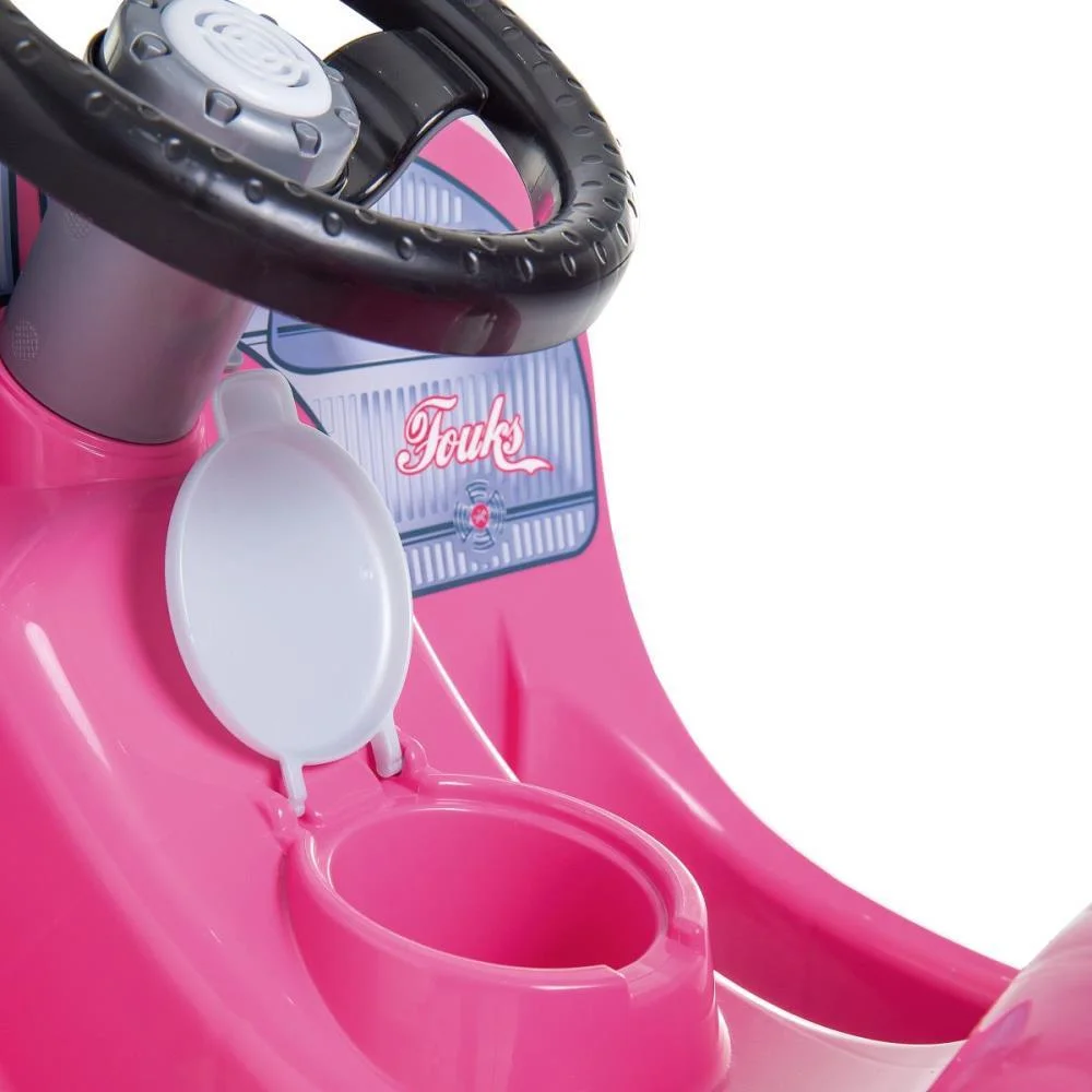 Veiculo Para Bebe 1300 Fouks Rosa C/Som Calesita (Unidade) - imagem 11