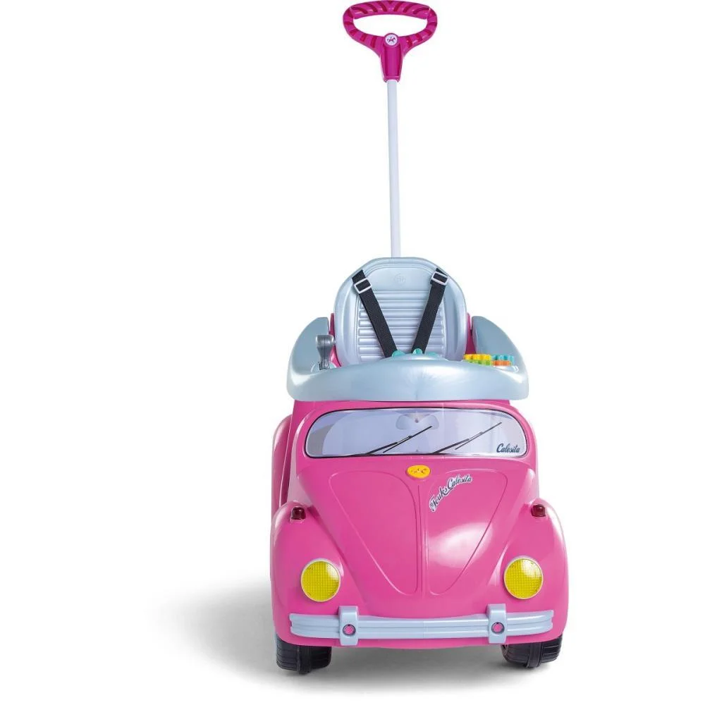 Veiculo Para Bebe 1300 Fouks Rosa C/Som Calesita (Unidade) - imagem 4