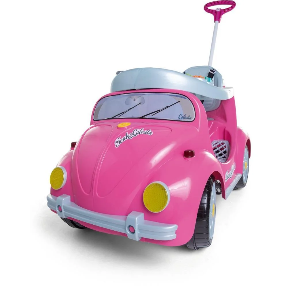 Veiculo Para Bebe 1300 Fouks Rosa C/Som Calesita (Unidade) - imagem 6