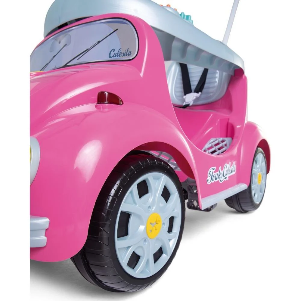 Veiculo Para Bebe 1300 Fouks Rosa C/Som Calesita (Unidade) - imagem 7