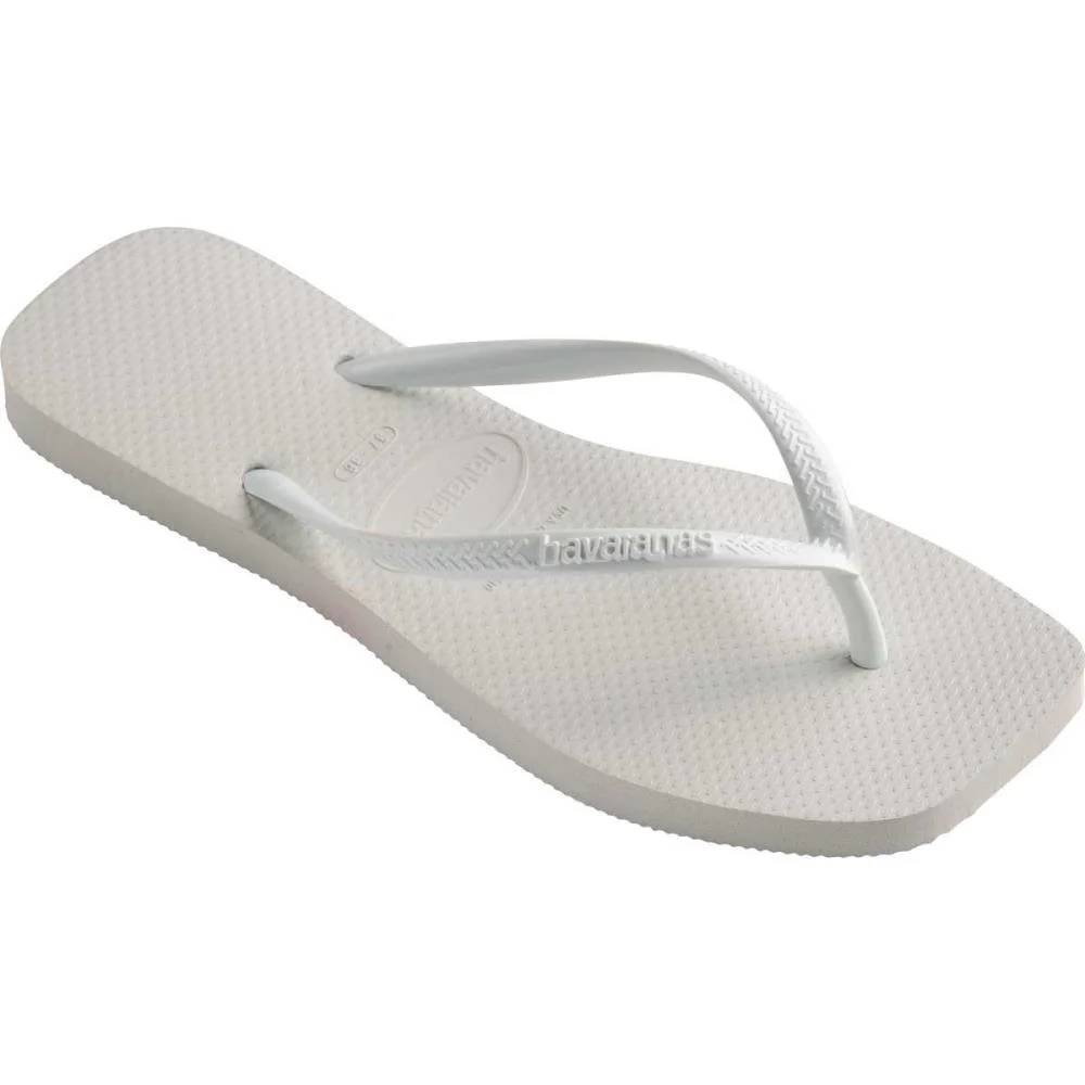 Chinelo Havaianas Feminino Slim Square 39/0 Branco Havaianas (Par) - imagem 3