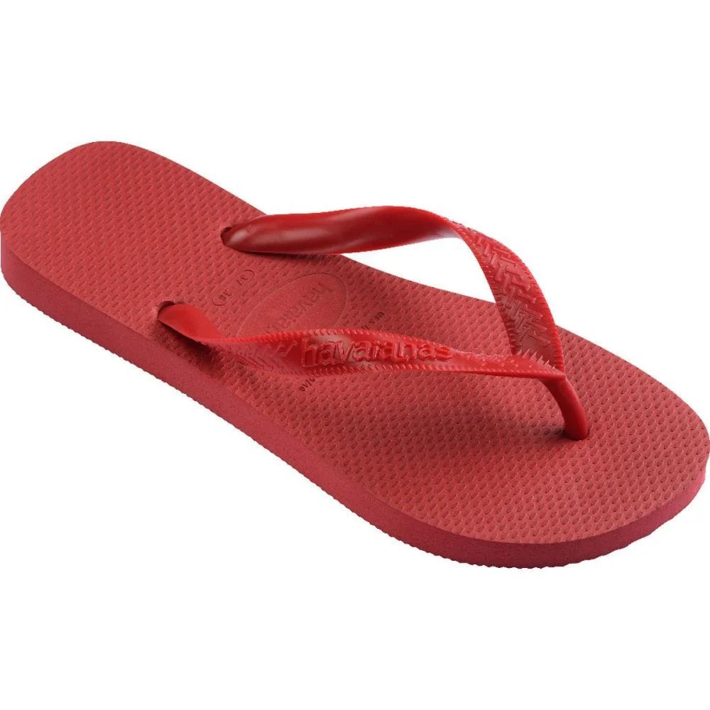 Chinelo Havaianas Top 39/0 Vermelho Hibisco Havaianas (Par) - imagem 4