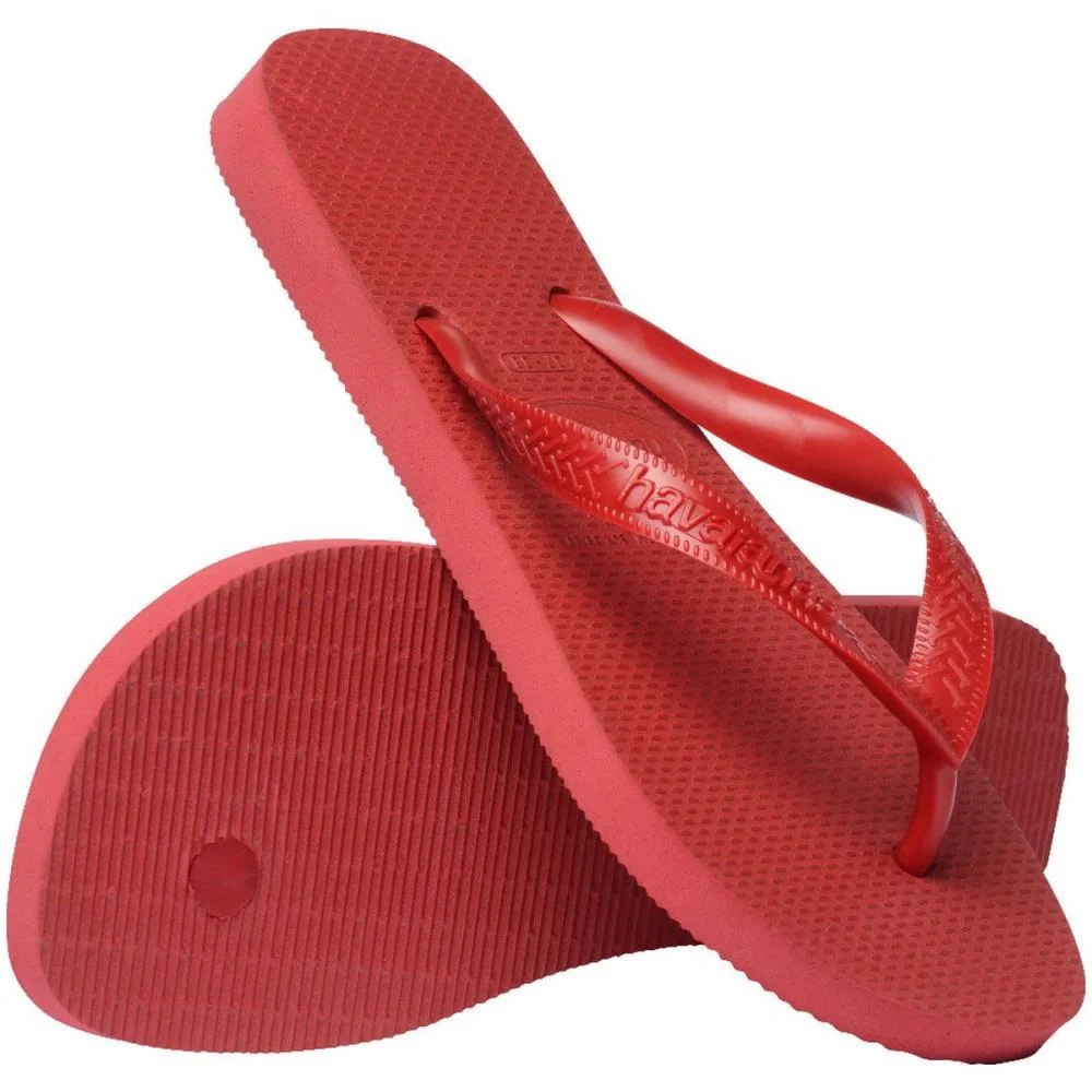 Chinelo Havaianas Top 39/0 Vermelho Hibisco Havaianas (Par) - imagem 6