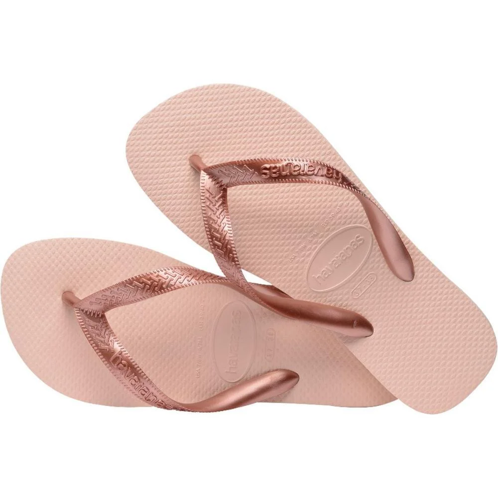 Chinelo Havaianas Feminino Top Tiras 37/8 Rosa Ballet Havaianas (Par) - imagem 5