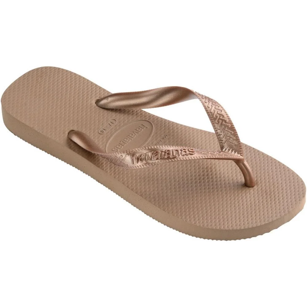 Chinelo Havaianas Feminino Top Tiras 39/0 Rose Gold Havaianas (Par) - imagem 3