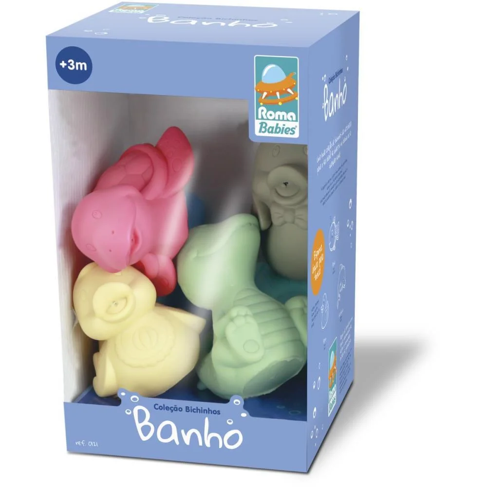 Brinquedo Para Bebe Colecao Bichinhos 8,5Cm. Roma (Cx.c/06) - imagem 10