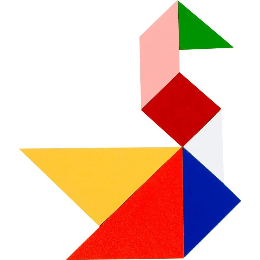 Brinquedo Pedagogico Madeira Tangram 35 Pecas Em Madeira Carlu (Unidade) - imagem 6