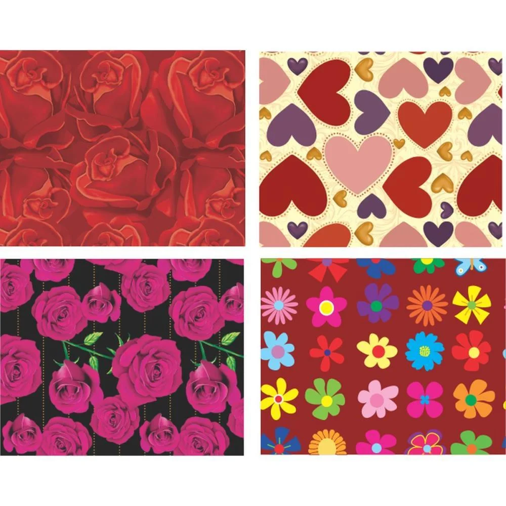 Papel Presente 50X60Cm Couche Linha Diamante Feminino 4Mod. V.m.p. (Pct.c/40) - imagem 2