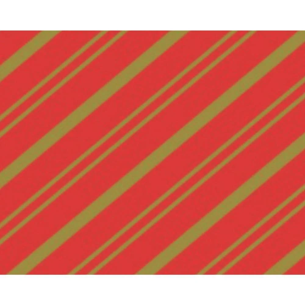 Papel Presente Bobina Couche 60Cm.mod.161 Listrado Vm/Ouro V.m.p. (Bo-100Mts) - imagem 3