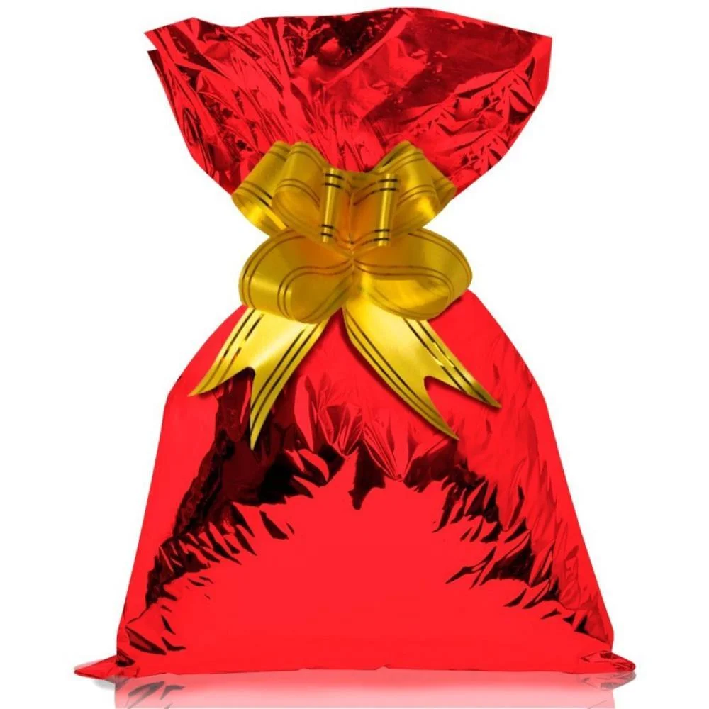 Saco Metalizado 10X15Cm Vermelho Liso Gala Embalagens (Pct.c/50) - imagem 3