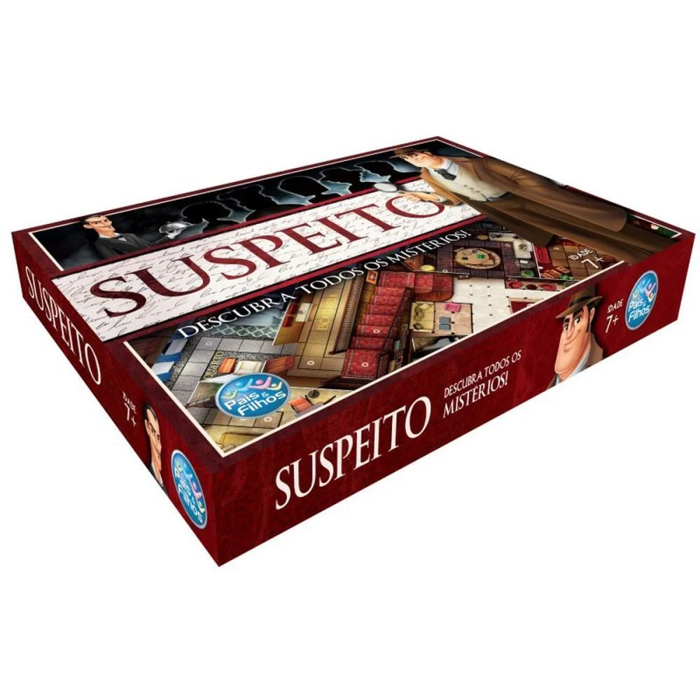 Jogo De Tabuleiro Suspeito Descubra Misterios Pais E Filhos (Unidade) - imagem 6