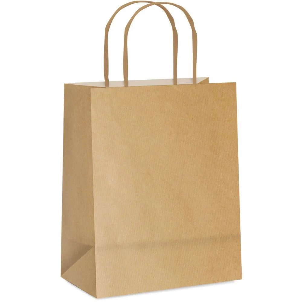 Sacola Para Presente Kraft P 21,5X15X8Cm 70G Cromus (Pct.c/50) - imagem 2