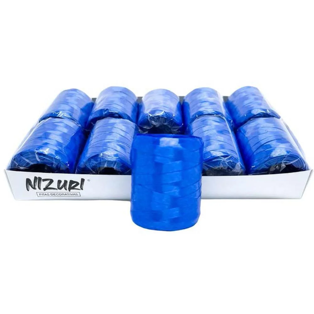 Fitilho 5Mmx50M Azul Nizuri (Pct.c/10) - imagem 3