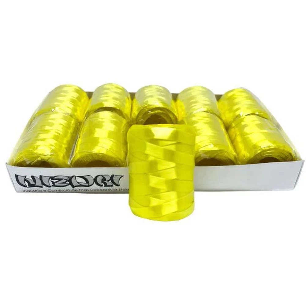 Fitilho 5Mmx50M Amarelo Canario Nizuri (Pct.c/10) - imagem 3