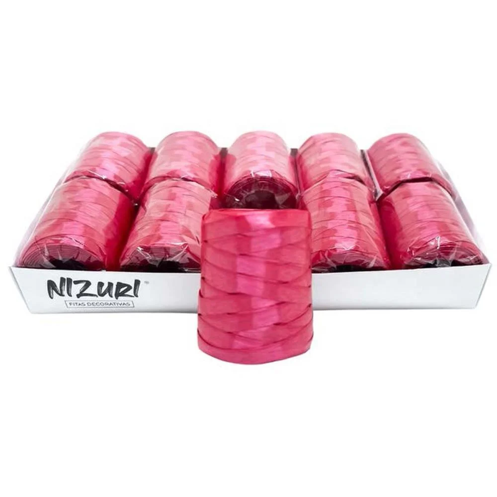 Fitilho 5Mmx50M Vermelho Nizuri (Pct.c/10) - imagem 2