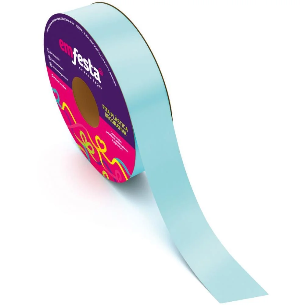 Fita Poli Lisa 30Mmx50M.candy Colors Sortida Emfesta (Pct.c/05) - imagem 4