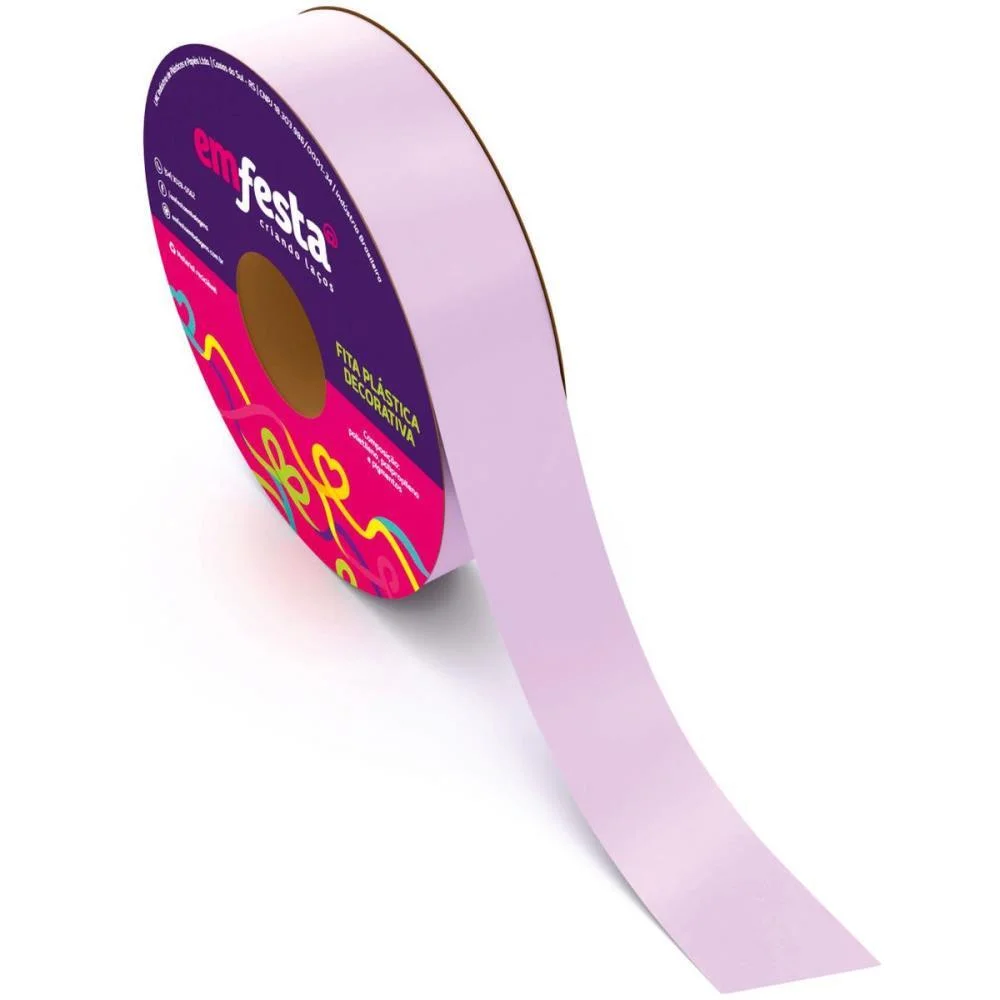 Fita Poli Lisa 30Mmx50M.candy Colors Sortida Emfesta (Pct.c/05) - imagem 5