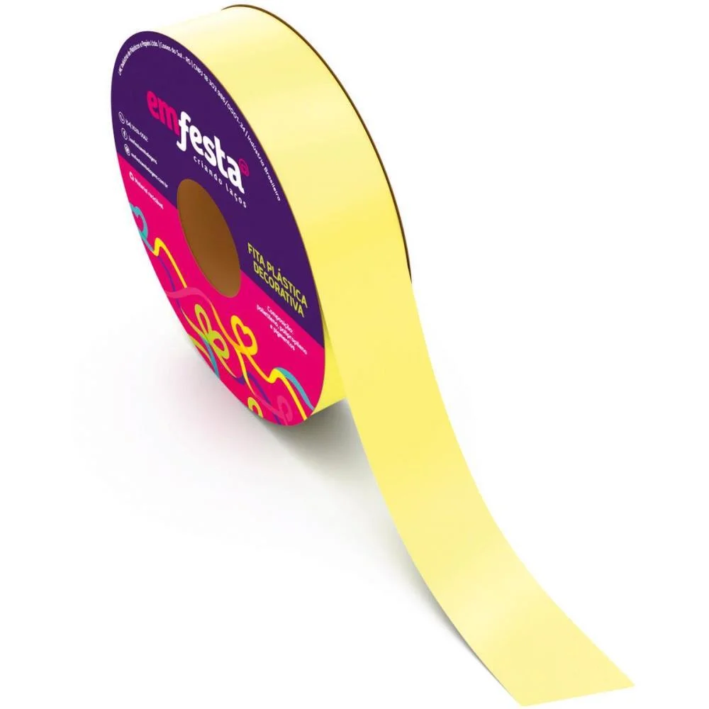 Fita Poli Lisa 30Mmx50M.candy Colors Sortida Emfesta (Pct.c/05) - imagem 9