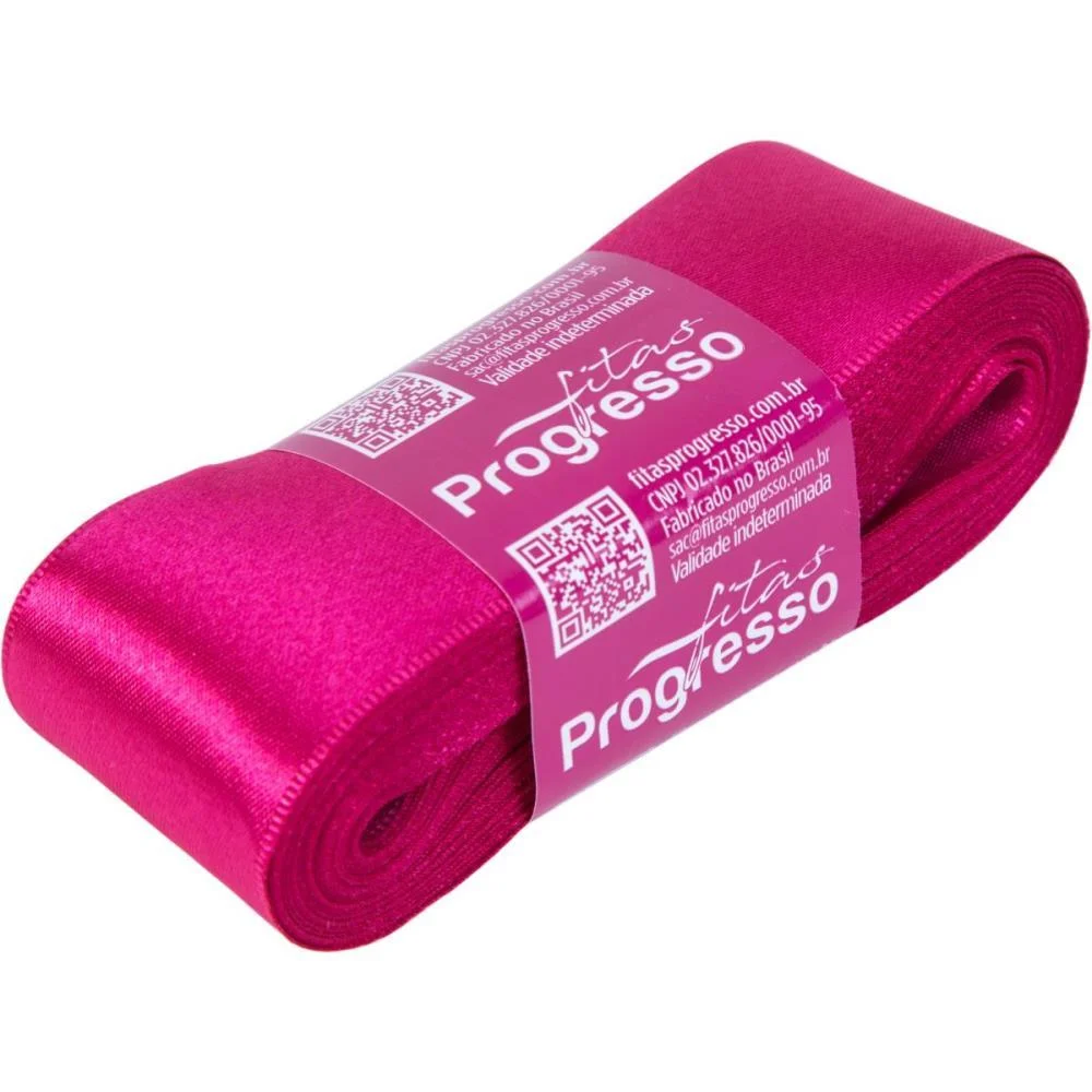 Fita De Cetim 38Mm 10M. Pink 303 Fitas Progresso (Unidade) - imagem 2