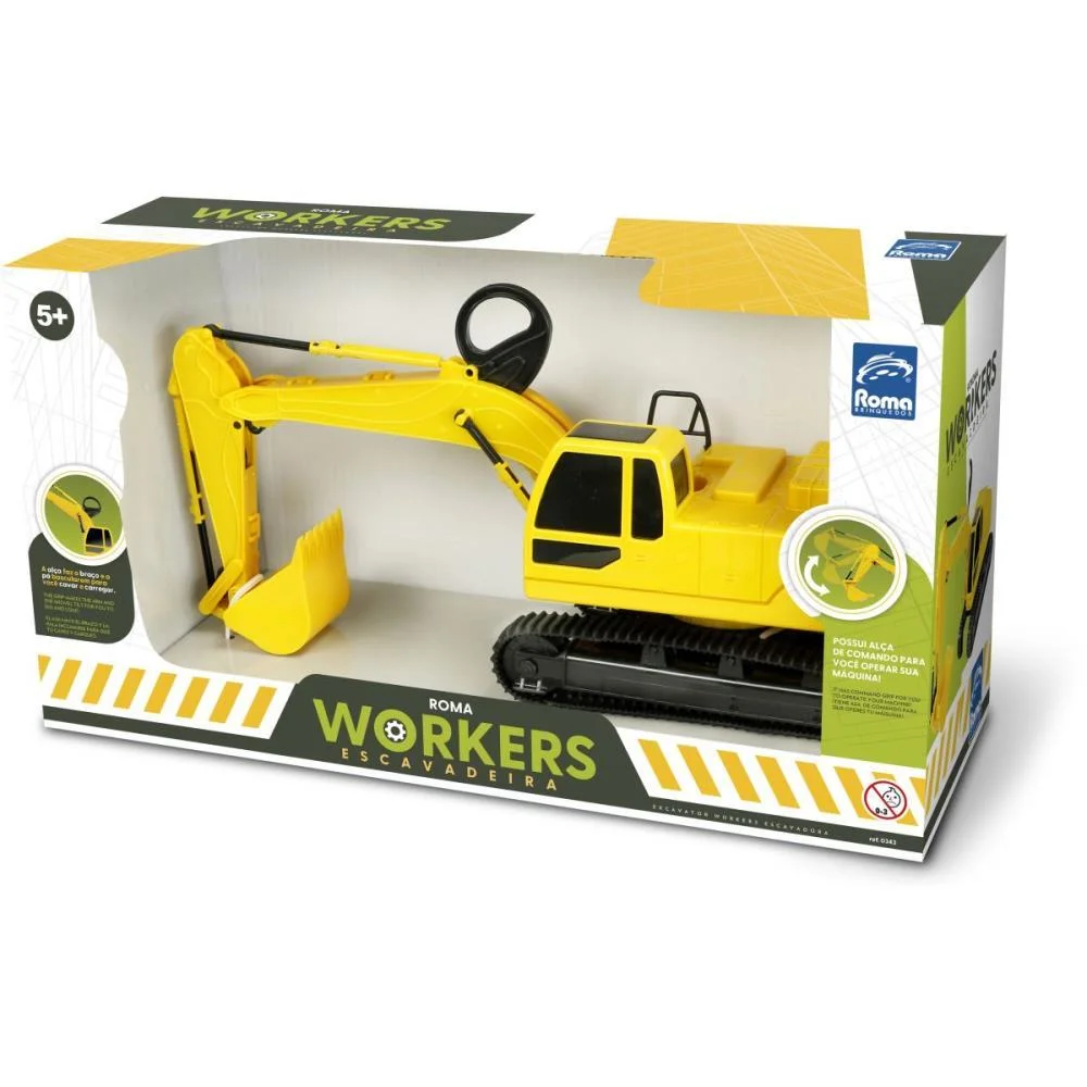 Trator Workers Escavadeira 32,5Cm. Roma (Unidade) - imagem 4