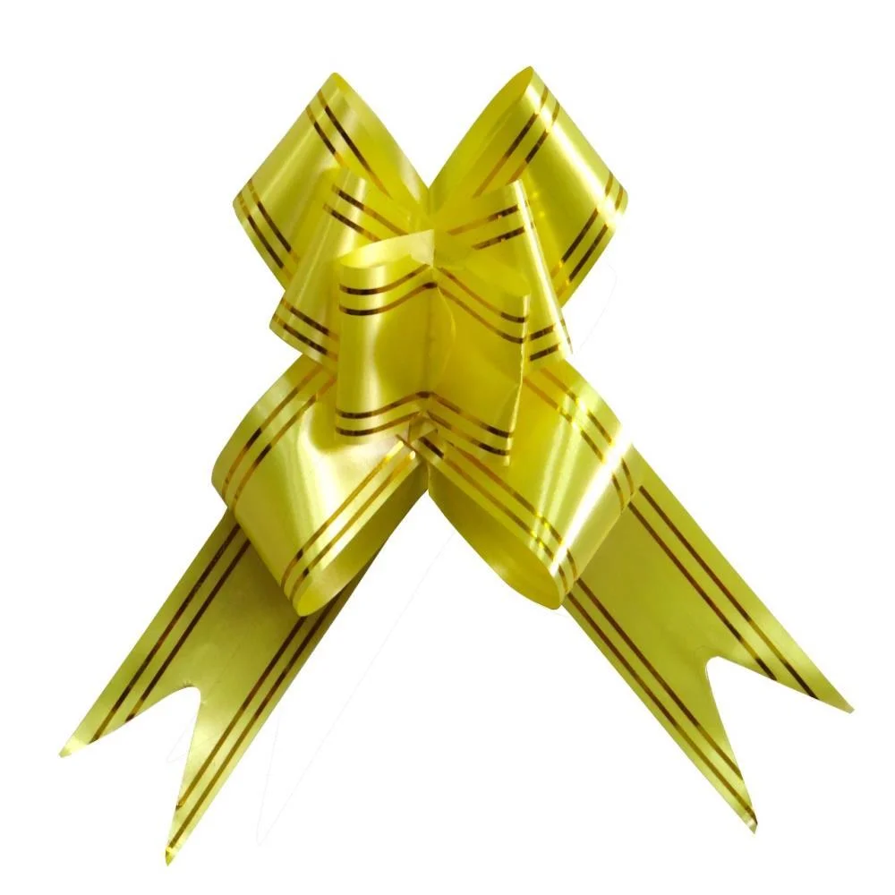 Laco Pronto Decorado 30Mmx48Cm Dourado Fio Dourado Gala Embalagens (Pct/120) - imagem 3