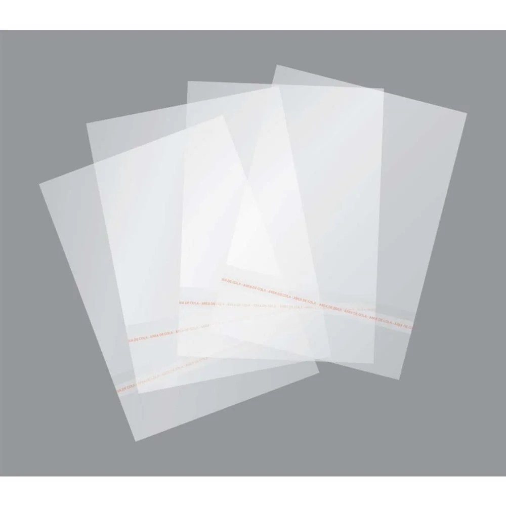 Saco Adesivado Transparente 15X21Cm+3Cm Aba Gala Embalagens (Pct.c/100) - imagem 2
