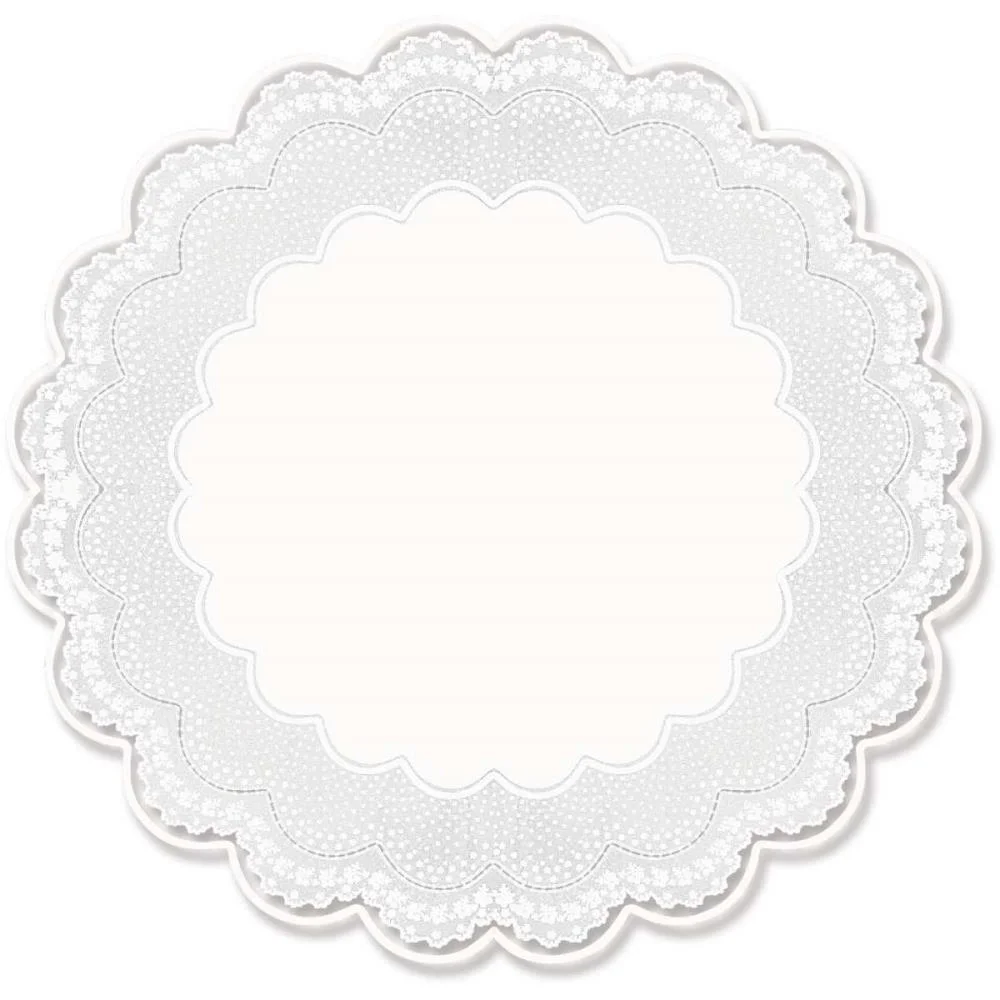 Fundo Para Cesta Poli Redondo Ingles Branc 48Cm Cromus (Pct.c/50) - imagem 2