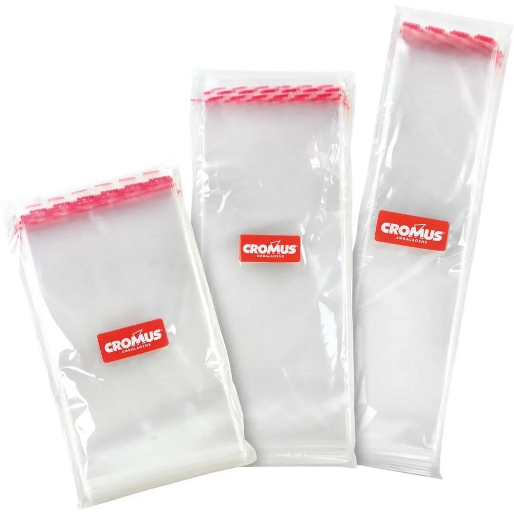 Saco Adesivado Transparente 9X13+3Cm Aba Cromus (Pct.c/100) - imagem 3