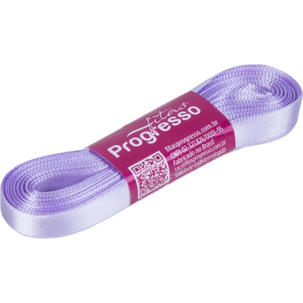 Fita De Cetim 10Mm 10M. Lilas 245 Fitas Progresso (Unidade) - imagem 2