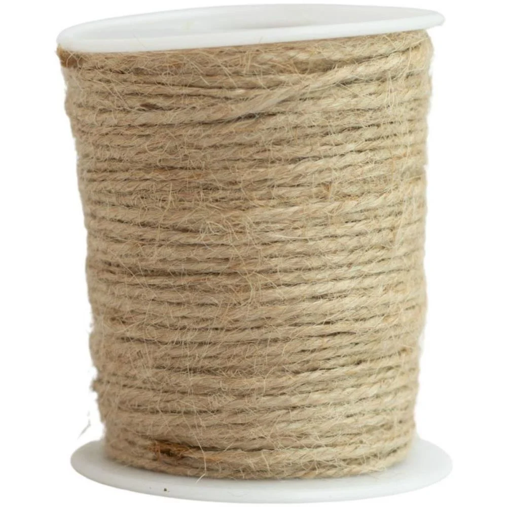 Fio De Juta 2Mm Natural 50M. Kit (Rolo) - imagem 3