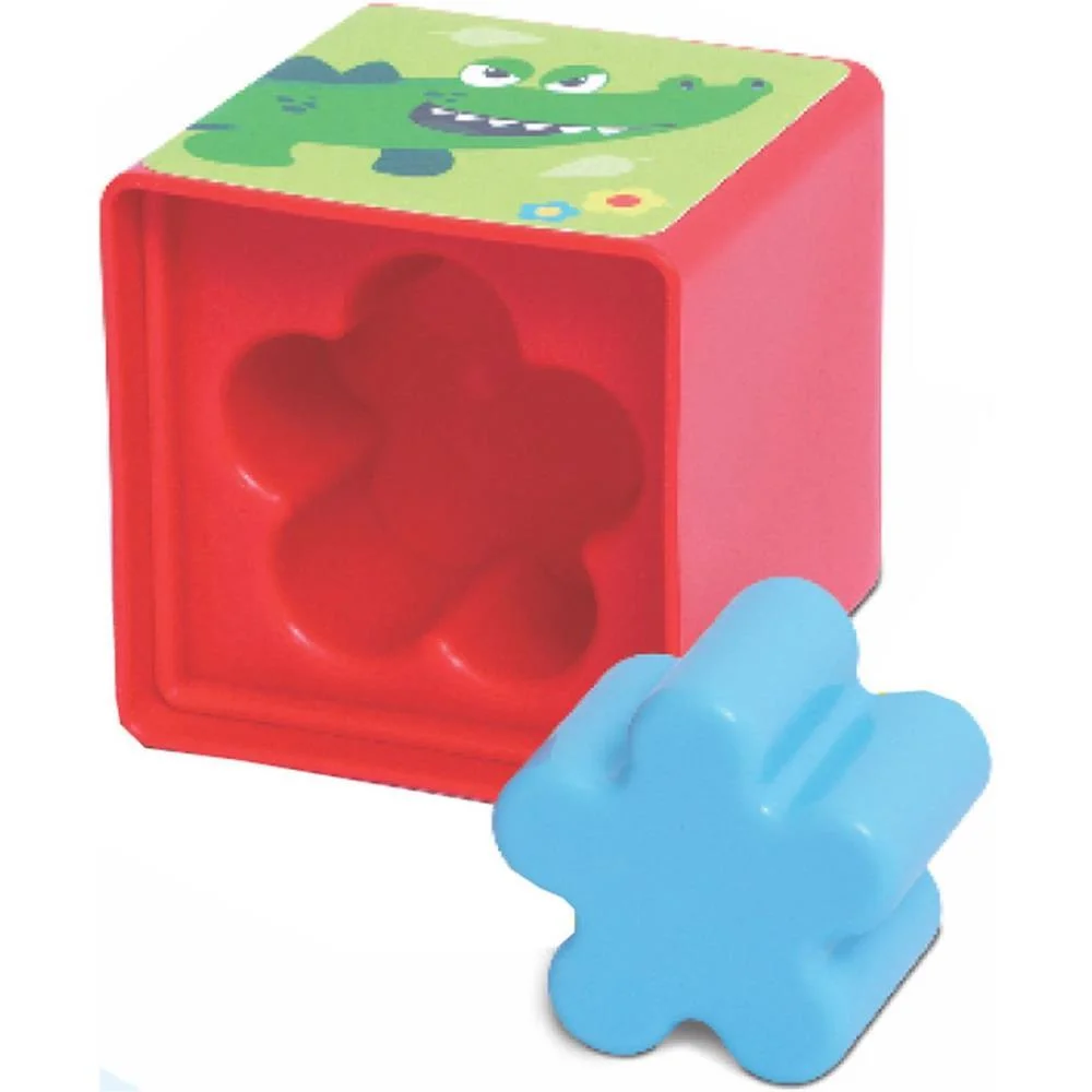 Brinquedo Educativo Cubinhos 5 Em 1 Merco Toys (Unidade) - imagem 5