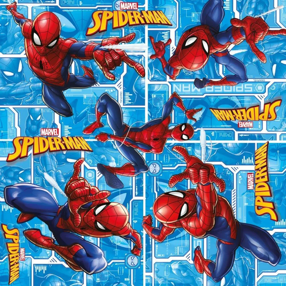 Saco Metalizado 25X37Cm Spider Man Tech Cromus (Pct.c/40) - imagem 4