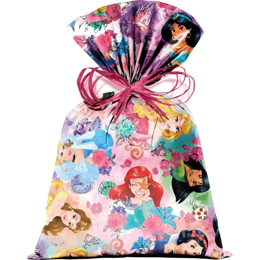 Saco Metalizado 25X37Cm Princesas Palace Garden Cromus (Pct.c/40) - imagem 2