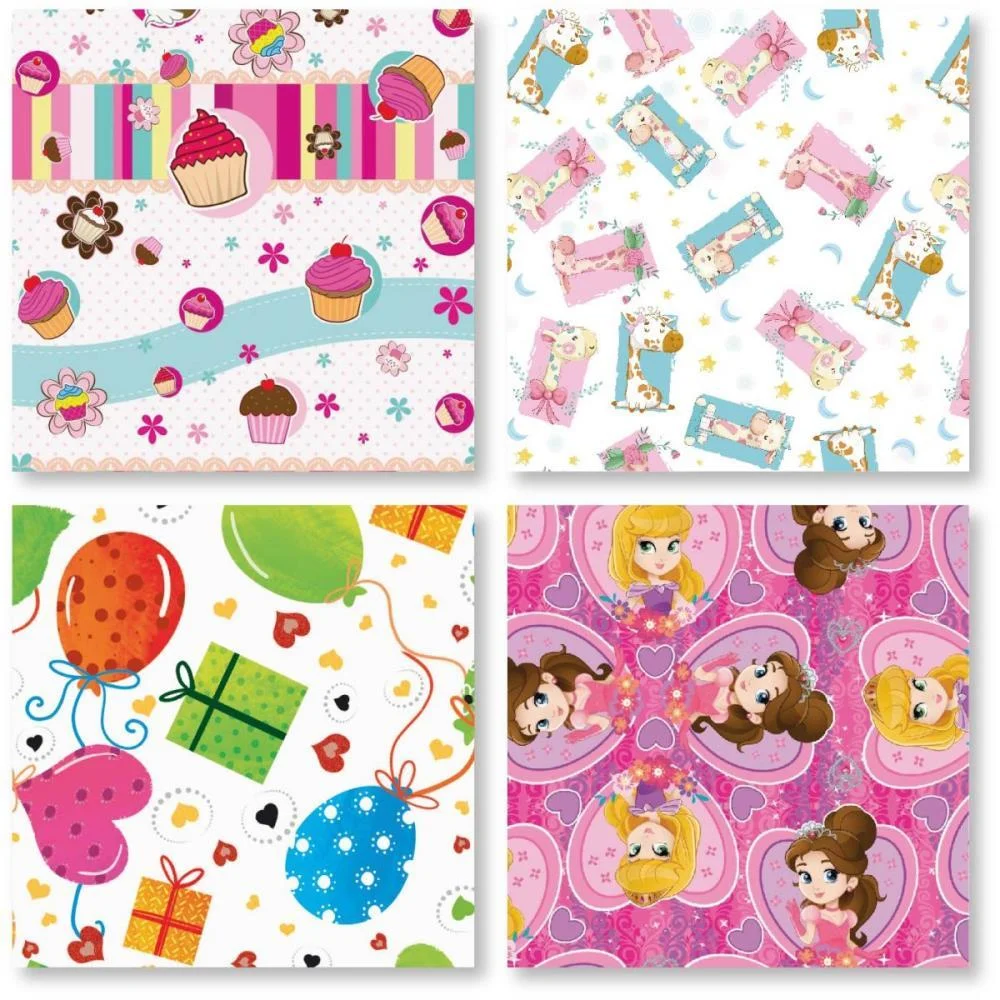 Saco Metalizado 88X120Cm Infantil Feminino Bopp (S) Gala Embalagens (Pct.c/25) - imagem 4