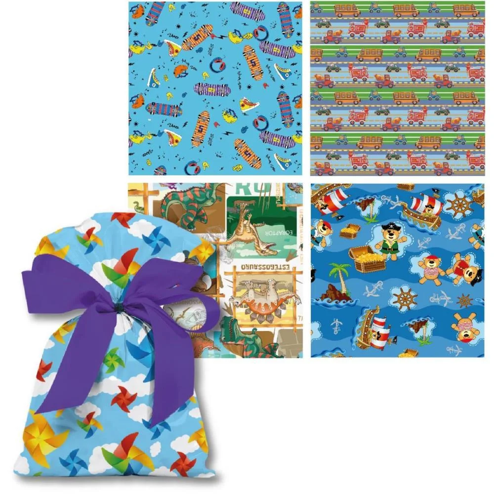Saco Metalizado 25X37Cm Infantil Masculino 25X35Cm (S) Gala Embalagens (Pct.c/50) - imagem 2
