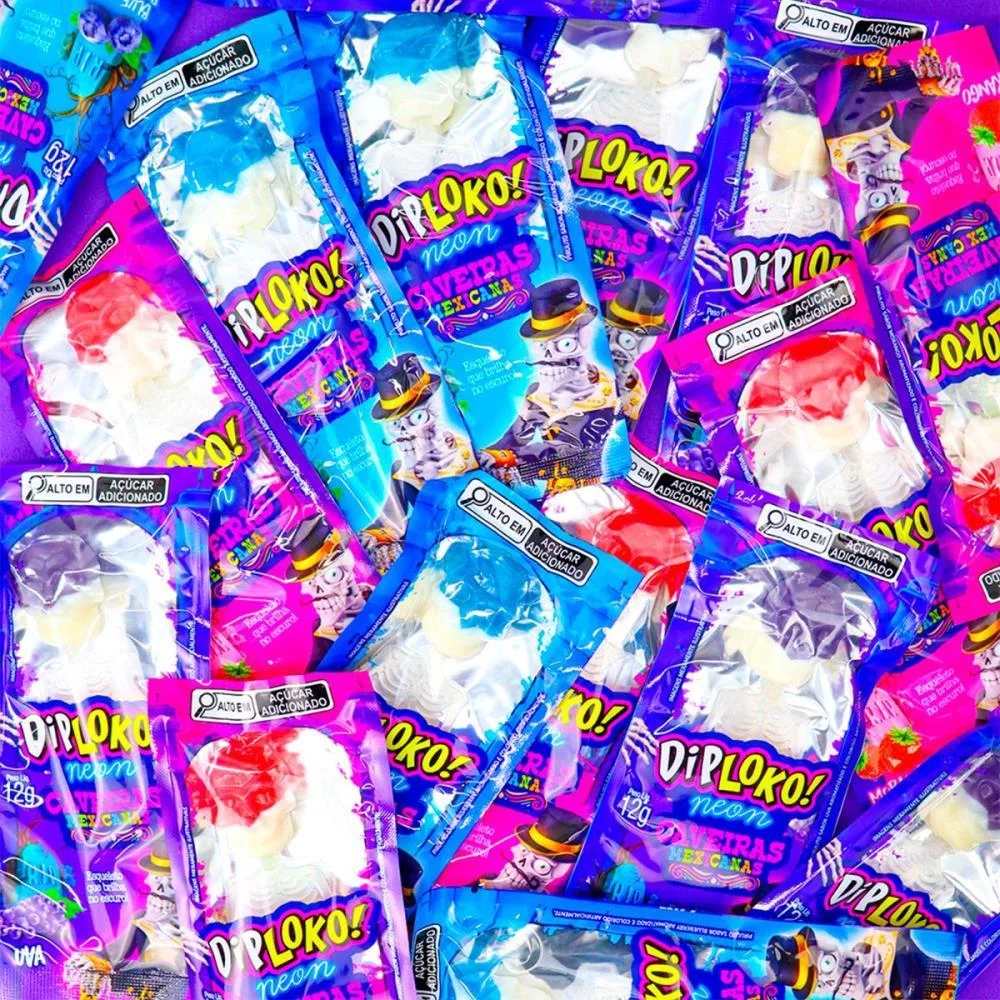 Doce Caveiras Mexicanas Danilla Foods (Dp.c/24) - imagem 6
