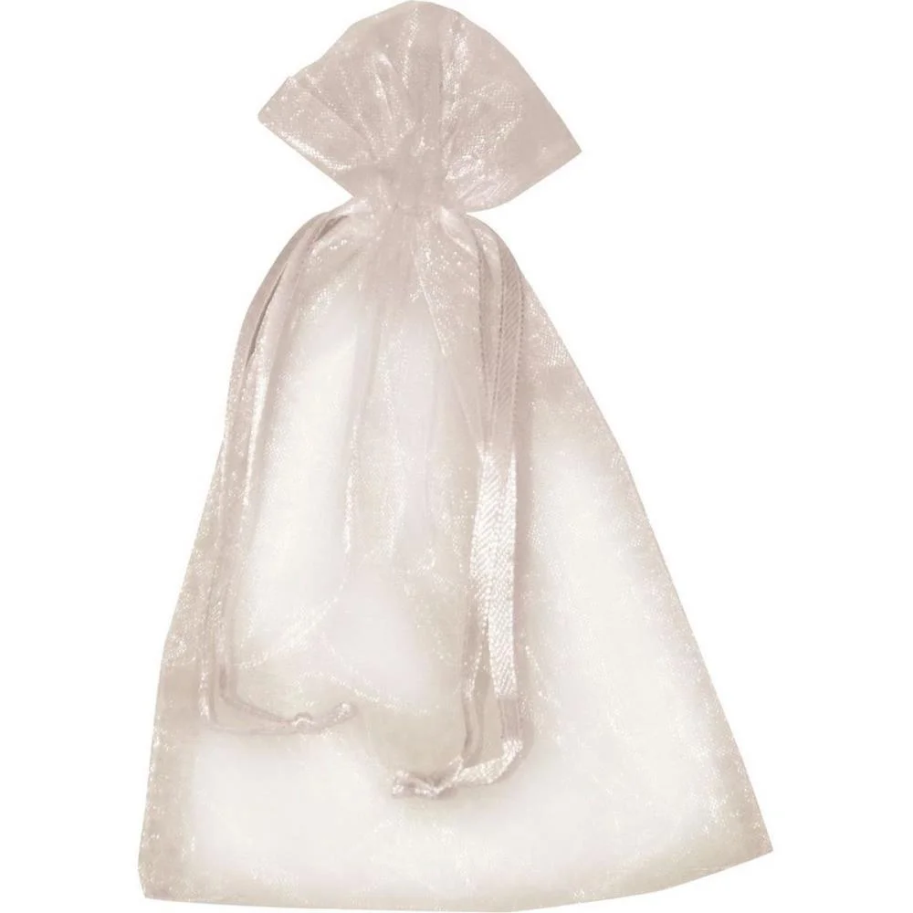 Saco De Organza Branco 16X23Cm Kit (Pct.c/10) - imagem 2